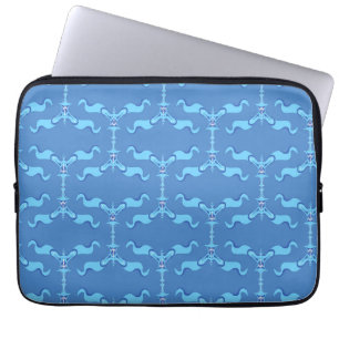 Ocean Waves & Ribbons Laptop Sleeve