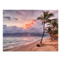 Ocean Waves Sandy Beach Sunset