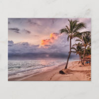 Ocean Waves Sandy Beach Sunset