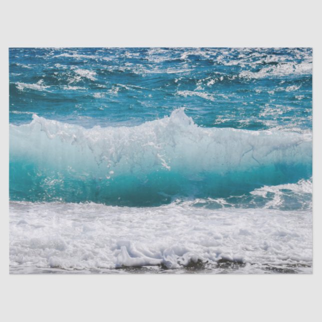 ocean waves tissue paper (Front)