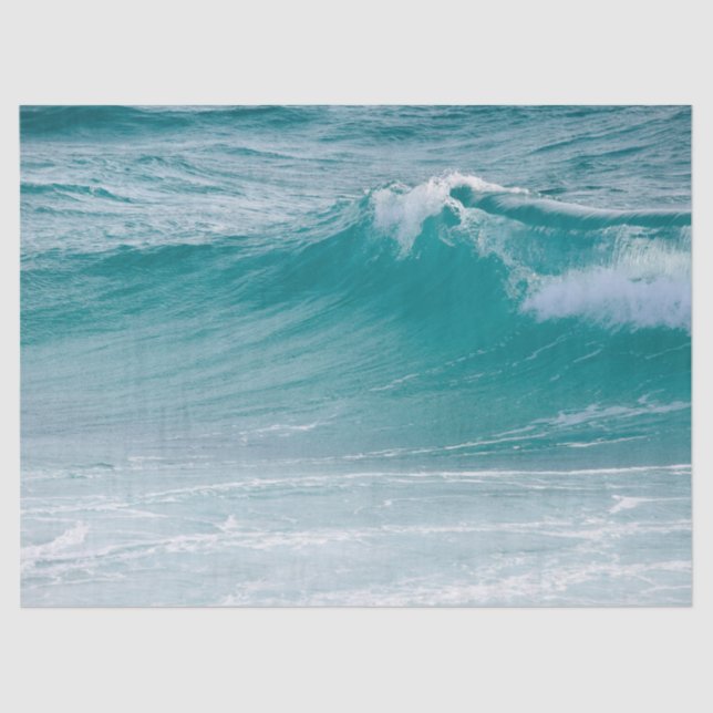ocean waves tissue paper (Front)