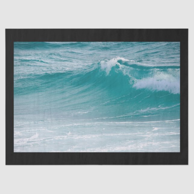 ocean waves tissue paper (Front)