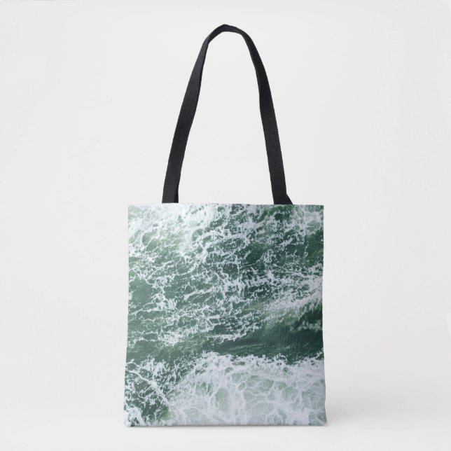 Ocean waves tote bag (Front)