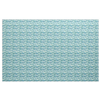 Ocean Waves watercolor modern cute pattern Fabric