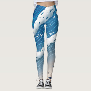 Ocean Waves Women’s Leggings