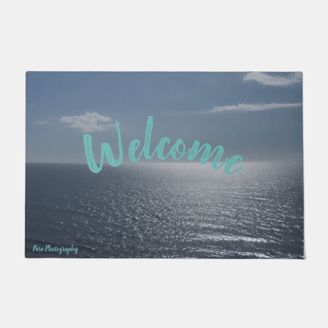 Ocean Welcome Door Mat (Front)