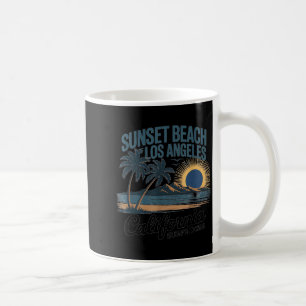 Ocean West Coast California Beach Retro Summer Coffee Mug