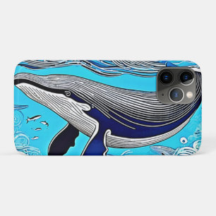 Ocean Whale Art Design iPhone 11 Pro Case