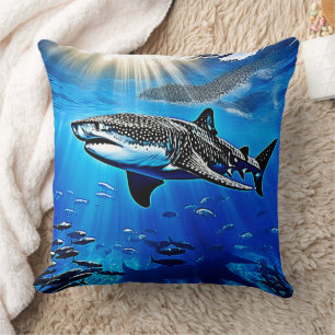 Ocean Whale Shark Giant Swimming Cushion