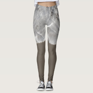 Ocean white wash leggings