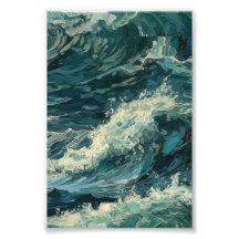Ocean Whitecaps  Painting