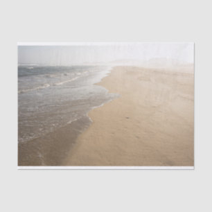 Ocean Whitewash on Beach Tissue Paper