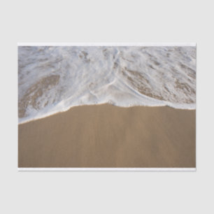 Ocean Whitewash on Beach Tissue Paper
