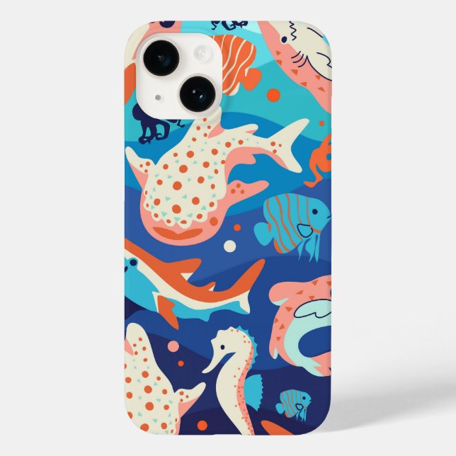 Ocean Wonders Case-Mate iPhone Case (Back)