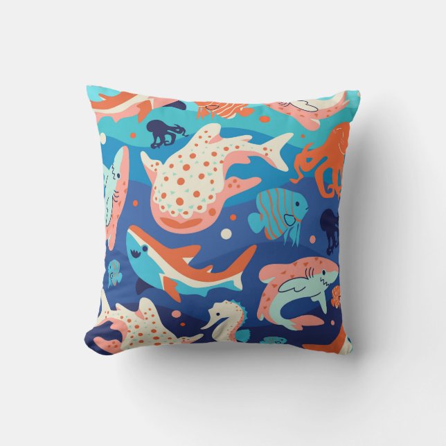 Ocean Wonders Cushion (Front)