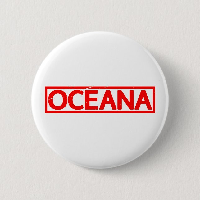 Oceana Stamp 6 Cm Round Badge (Front)