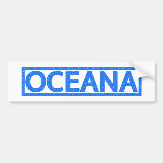 Oceana Stamp Bumper Sticker (Front)