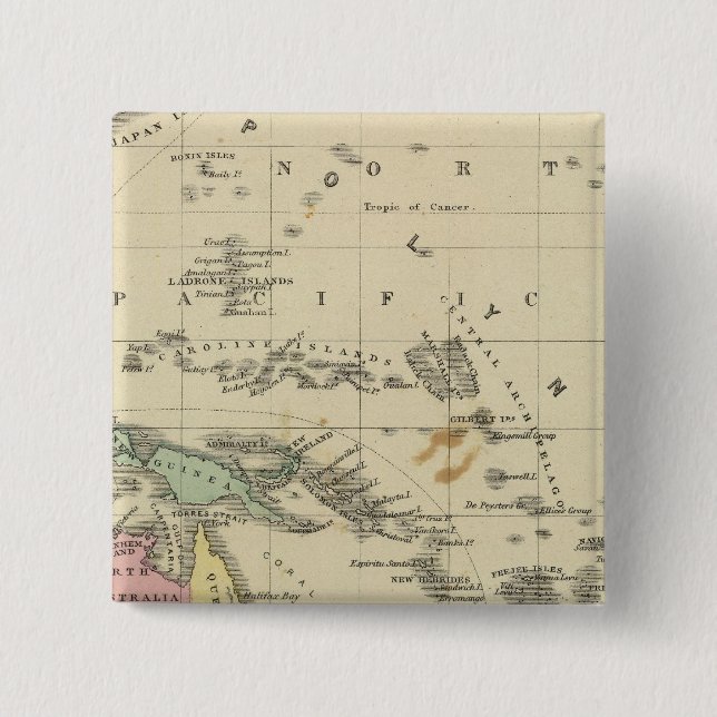 Oceania 15 Cm Square Badge (Front)