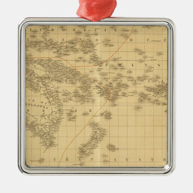 Oceania 2 metal tree decoration (Front)