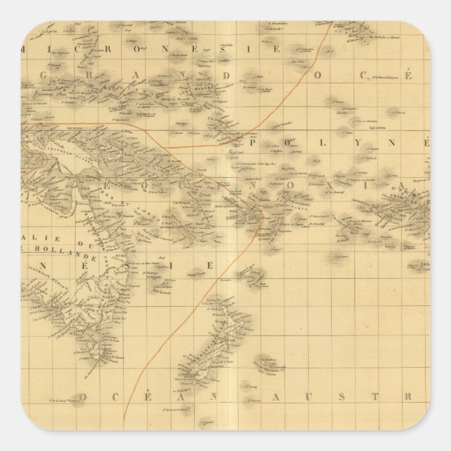 Oceania 2 square sticker (Front)