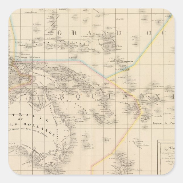 Oceania 3 square sticker (Front)