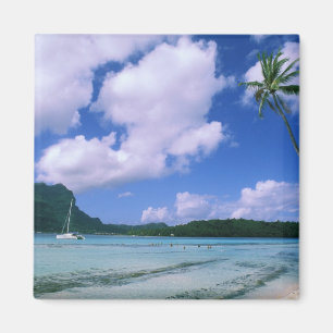 Oceania, French Polynesia, Tahiti. View of Magnet