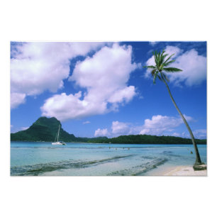 Oceania, French Polynesia, Tahiti. View of Photo Print