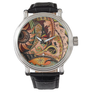  Oceania Wood Tattoo  Watch