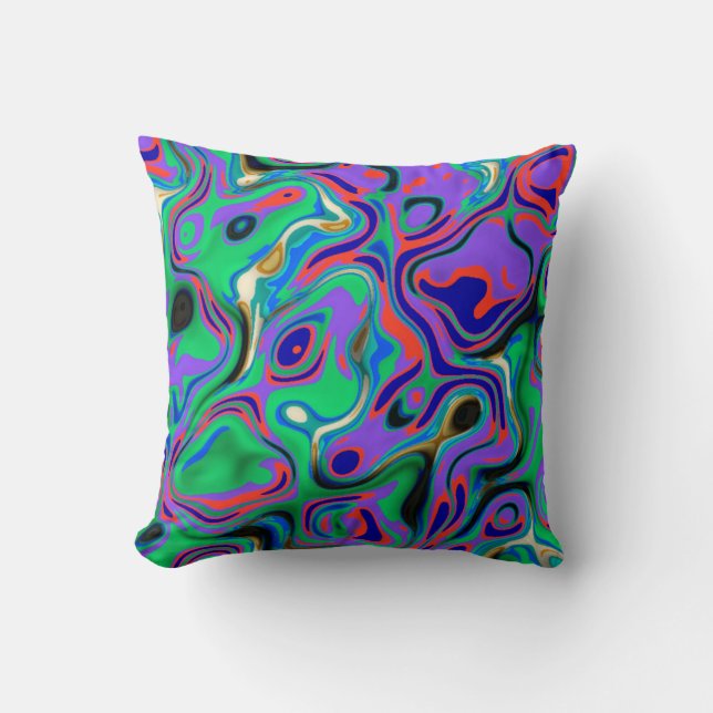 Oceanic colours  cushion (Front)