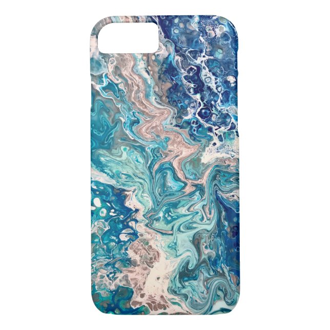 Oceanic Fluid Art Case-Mate iPhone Case (Back)