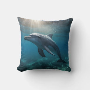 Oceanic Grace Dolphin  Cushion