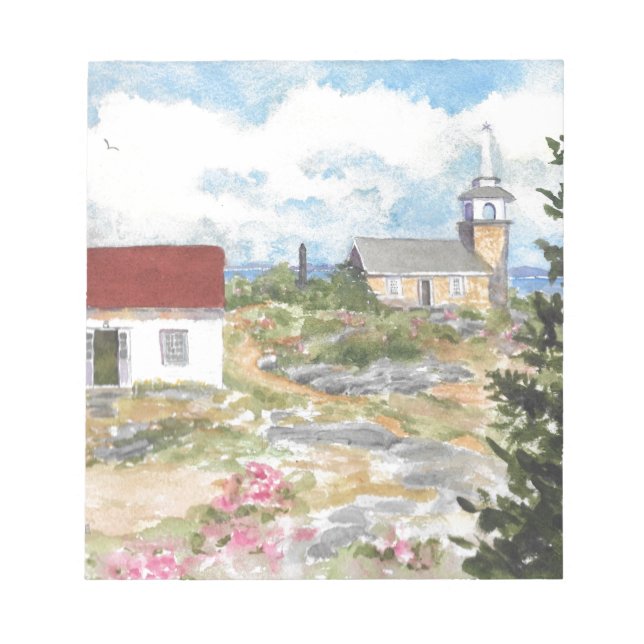 Oceanic Hotel on Star Island View Notepad (Front)