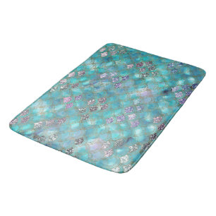 Oceanic Mermaid Scales Dream 1 Bath Mat