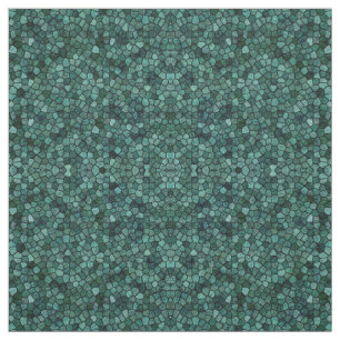 Oceanic Mosaic Crust Texture Abstract Pattern Fabric