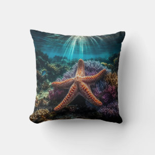Oceanic Serenity Starfish Cushion
