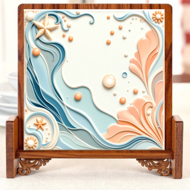 Oceanic Star left Ceramic Tile (Creator Uploaded)