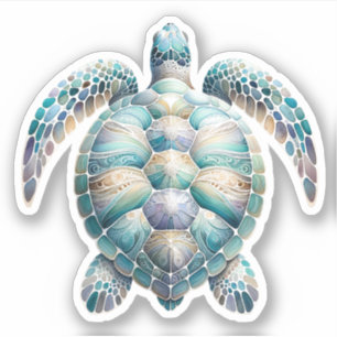 Oceanic Turtle Watercolor
