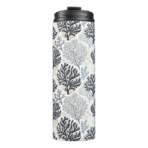 Oceanic Vibes Botanical Corals Thermal Tumbler