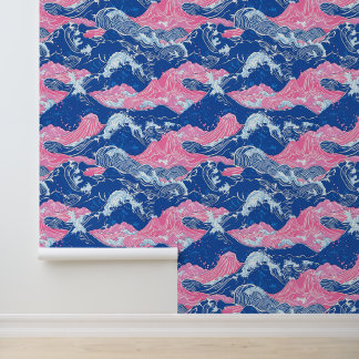 Oceanic Whirl Wallpaper