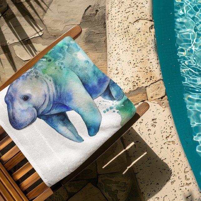 Oceanic Whisper Manatee Bath Towel Set (Creator Uploaded)