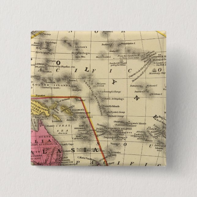 Oceanica 15 Cm Square Badge (Front)