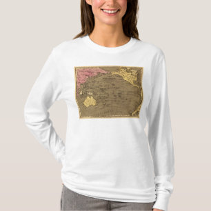 Oceanica Hand Coloured Atlas Map T-Shirt
