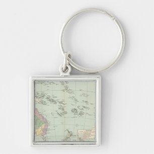 Oceanien - Atlas Map of Oceania Key Ring