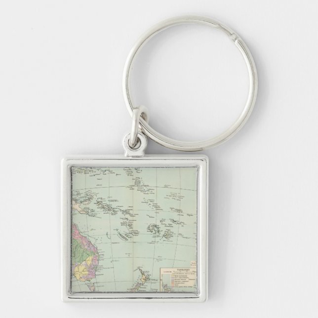 Oceanien - Atlas Map of Oceania Key Ring (Front)