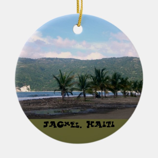 Oceans away ceramic ornament (Front)