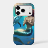 "Ocean's Dance: A Mermaid and Dolphins' Journey"