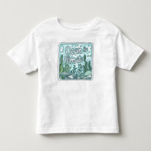 Oceans Day - Ocean & Climate Concept with Marine  Toddler T-Shirt