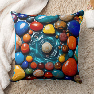 Ocean's Gem Mosaic Cushion
