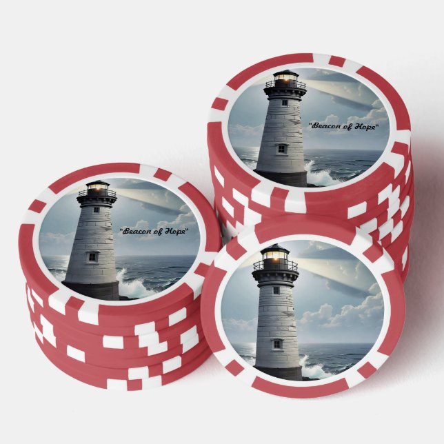 "Ocean's Gentle Giant" Poker Chips (Stack)