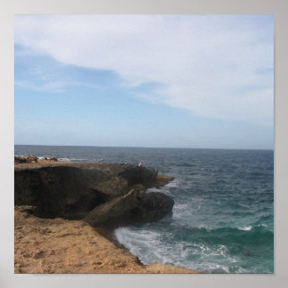Oceans of Aruba Poster